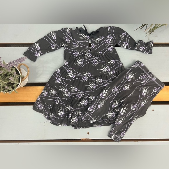 NWOT Kickee Pants Dress Set 0-3 Month (Very Rare set and pattern) - Picture 7 of 7